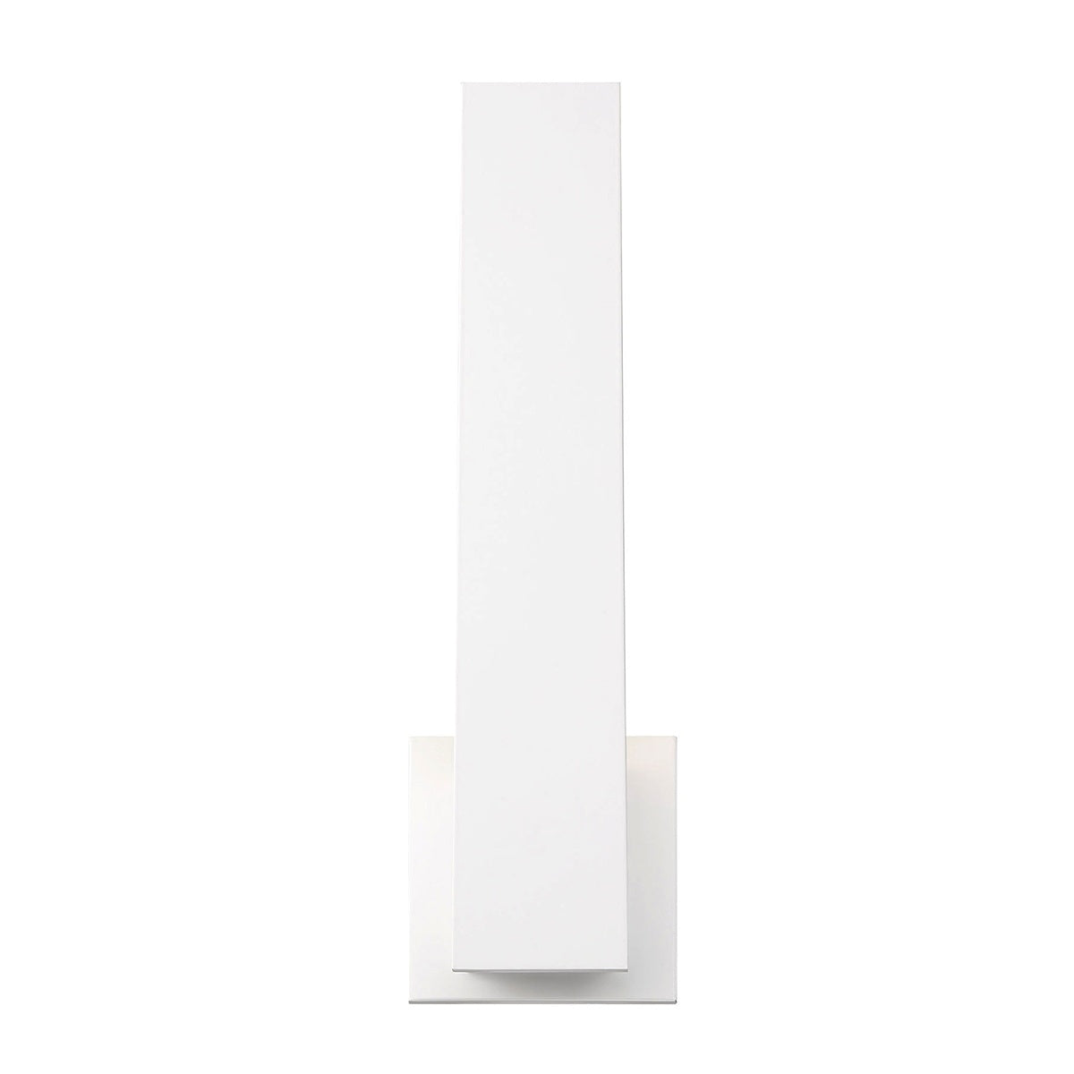 Eurofase Lighting Annette 18" White Large Dimmable Back-Lit Integrated LED Wall Sconce With White Acrylic Shade