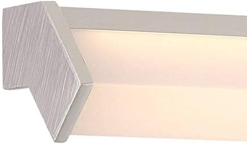 Eurofase Lighting Arco 36" Dimmable Aluminum Metal Vanity Light With White Acrylic Shade