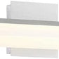 Eurofase Lighting Arco 36" Dimmable Aluminum Metal Vanity Light With White Acrylic Shade