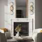 Eurofase Lighting Atomo 25" 3-Light Gold Dimmable LED Wall Sconce With Clear Glass Shades