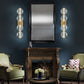 Eurofase Lighting Atomo 30" 4-Light Gold Dimmable LED Wall Sconce With Clear Glass Shades