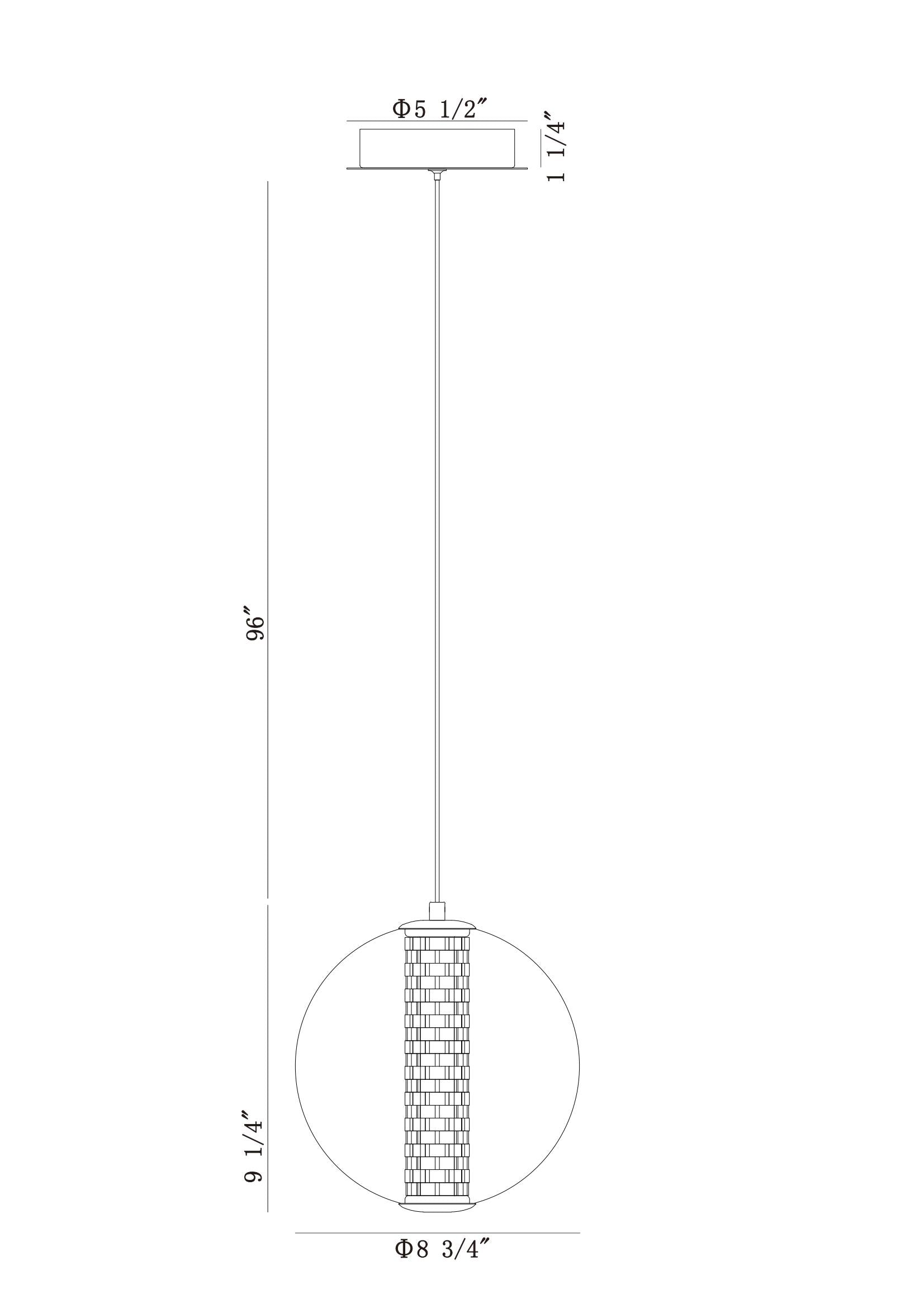 Eurofase Lighting Atomo 9" Gold Round Dimmable LED Pendant Light With Smoked Glass Shade