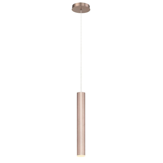 Eurofase Lighting Baldwin 16" Dimmable Integrated LED Champagne Pendant Light With Anodized Aluminum Shade