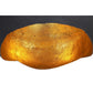 Eurofase Lighting Baleia 18" 2-Light Plaster Black and Gold Foil Iron Pendant Light