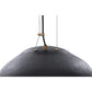 Eurofase Lighting Baleia 18" 2-Light Plaster Black and Gold Foil Iron Pendant Light