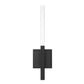 Eurofase Lighting Benicio 18" 1-Light Dimmable Integrated LED Matte Black Wall Sconce With Clear Glass Shades