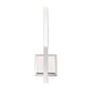 Eurofase Lighting Benicio 18" 1-Light Dimmable Integrated LED Polished Nickel Wall Sconce With Clear Glass Shades