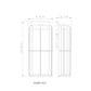 Eurofase Lighting Bensa 9" Medium Dimmable Integrated LED Black Outdoor Wall Sconce With Opal White Glass Shade
