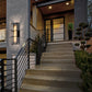 Eurofase Lighting Blakley 24" 1-Light Integrated LED Alabaster Shade Matte Gold Metal Outdoor Wall Sconce