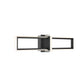 Eurofase Lighting Bordo 36" 1-Light Integrated LED White Acrylic Shade Matte Black Steel Aluminum Wall Sconce