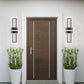 Eurofase Lighting Bordo 36" 1-Light Integrated LED White Acrylic Shade Matte Black Steel Aluminum Wall Sconce