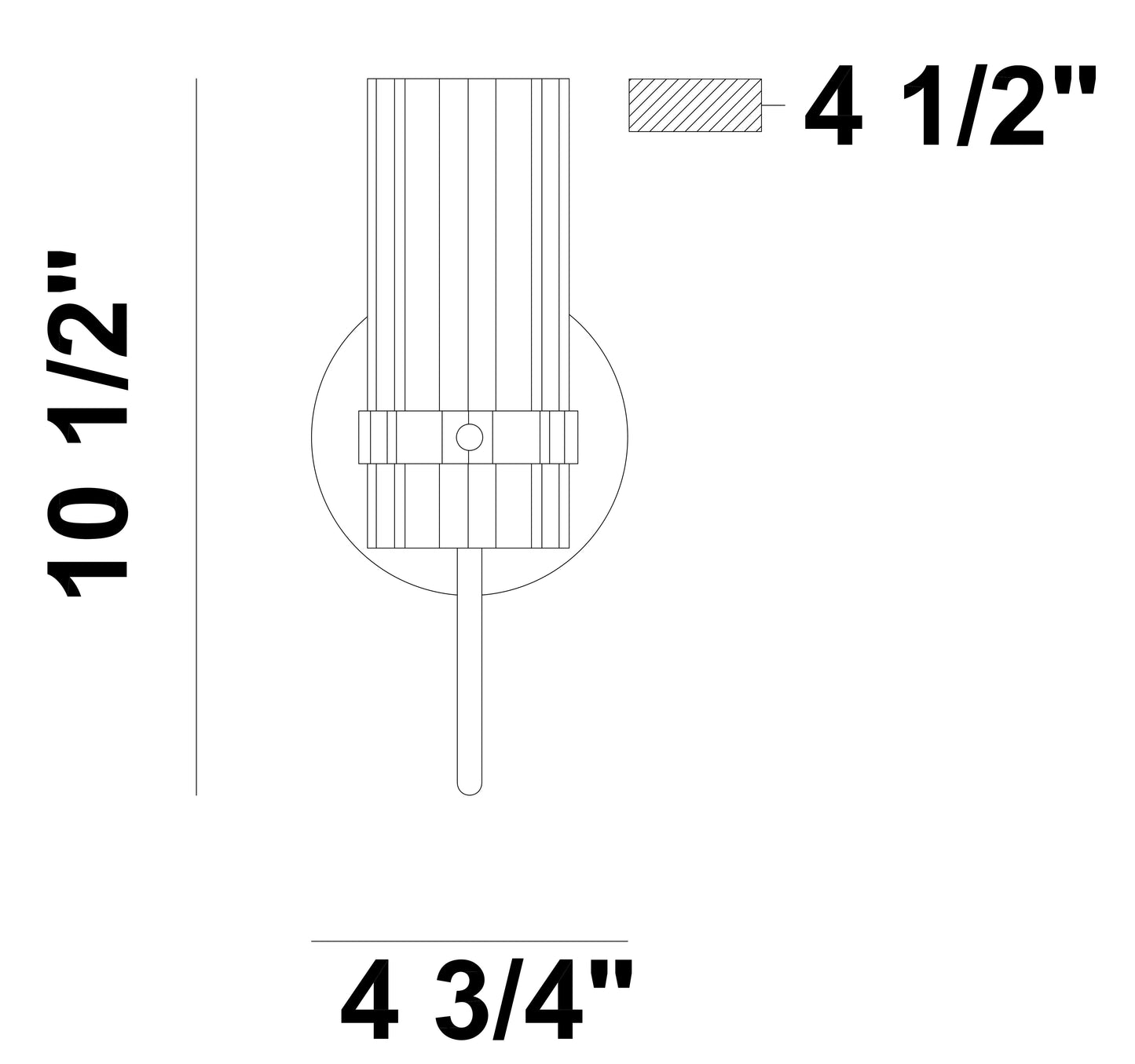 Eurofase Lighting Brook 11" Chrome Wall Sconce With Clear Glass Shade
