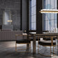 Eurofase Lighting Bruco 35" Dimmable Integrated LED Matte Gold Chandelier With Clear Glass Shades