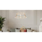 Eurofase Lighting Cadoux 20" Small Round Dimmable Integrated LED Coffee Gold Chandelier