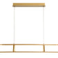 Eurofase Lighting Cadoux 44" Linear Dimmable Integrated LED Coffee Gold Chandelier