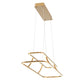 Eurofase Lighting Cadoux 44" Linear Dimmable Integrated LED Coffee Gold Chandelier