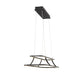 Eurofase Lighting Cadoux 44" Linear Dimmable Integrated LED Matte Black Chandelier