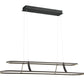 Eurofase Lighting Cadoux 44" Linear Dimmable Integrated LED Matte Black Chandelier