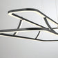 Eurofase Lighting Cadoux 44" Linear Dimmable Integrated LED Matte Black Chandelier