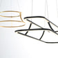 Eurofase Lighting Cadoux 44" Linear Dimmable Integrated LED Matte Black Chandelier