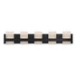Eurofase Lighting Cambridge 36" 5-Light Dimmable Matte Black Integrated LED Bath Bar With Frosted Acrylic Shades