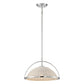 Eurofase Lighting Celeste 16" Dimmable Chrome Round Pendant Light