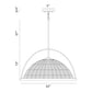 Eurofase Lighting Celeste 22" 4-Light Dimmable Chrome Round Pendant Light