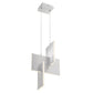 Eurofase Lighting Coburg 14" Small Dimmable Integrated LED Aluminum Pendant Light With Clear Acrylic Shade