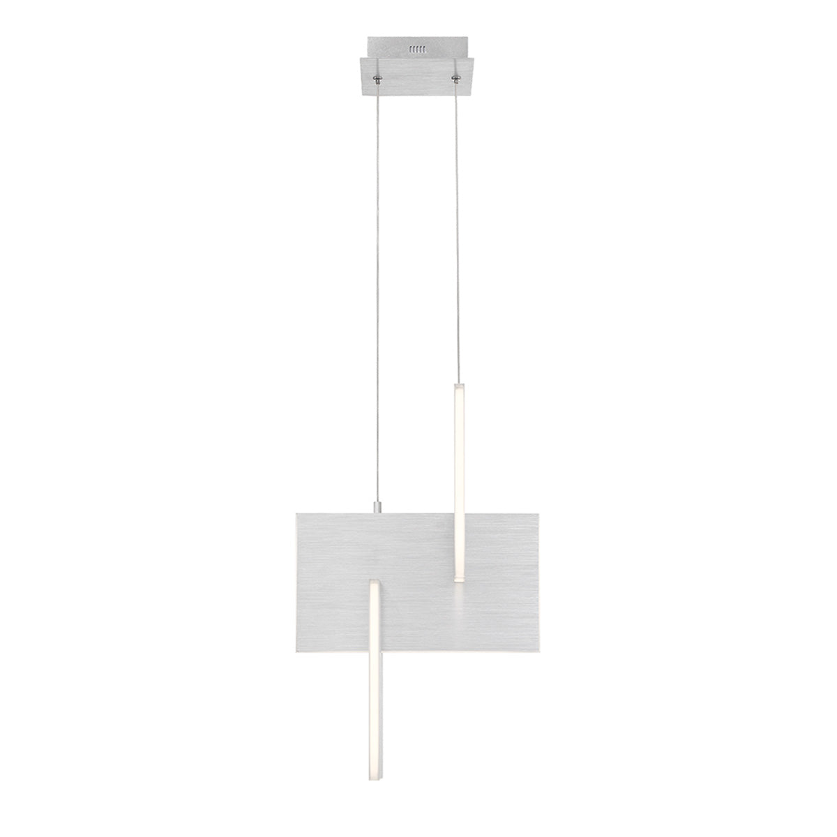 Eurofase Lighting Coburg 14" Small Dimmable Integrated LED Aluminum Pendant Light With Clear Acrylic Shade