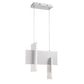 Eurofase Lighting Coburg 20" Large Dimmable Integrated LED Aluminum Pendant Light With Clear Acrylic Shade