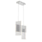 Eurofase Lighting Coburg 20" Large Dimmable Integrated LED Aluminum Pendant Light With Clear Acrylic Shade
