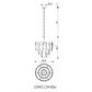 Eurofase Lighting Cocolina 24" 10-light Incandescent Antique Brass Round Chandelier With Amber Glass Shade Accents