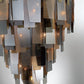 Eurofase Lighting Cocolina 44" 39-light Incandescent Antique Brass Round Chandelier With Amber Glass Shade Accents