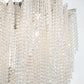 Eurofase Lighting Cohen 48" 18-light Oval Dimmable Halogen Chrome Chandelier With Draping Crystal Bead Accents