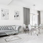Eurofase Lighting Crossley 27" Linear Dimmable Integrated LED Chrome Pendant Light With Crystal Glass Shades