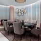 Eurofase Lighting Dagmar 33" 9-Light Dimmable Integrated LED Black Round Chandelier With Dome Glass Shades