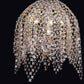 Eurofase Lighting Danza 20" 6-light Round Dimmable Halogen Bulb Chrome Chandelier With Cognac Crystal Shades
