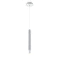 Eurofase Lighting Davenport 2" Integrated LED Gray Pendant Light With Long Textured Aluminum Shade