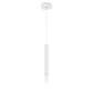 Eurofase Lighting Davenport 2" Integrated LED White Pendant Light With Long Textured Aluminum Shade