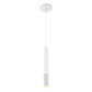 Eurofase Lighting Davenport 2" Integrated LED White Pendant Light With Short Textured Aluminum Shade