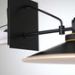 Eurofase Lighting Deckard 12" 1-Light Integrated LED Frosted Glass Shade Gold and Black Outdoor Wall Lantern Light