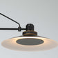 Eurofase Lighting Deckard 12" 1-Light Integrated LED Frosted Glass Shade Gold and Black Outdoor Wall Lantern Light