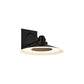 Eurofase Lighting Deckard 12" 1-Light Integrated LED Frosted Glass Shade Gold and Black Outdoor Wall Lantern Light