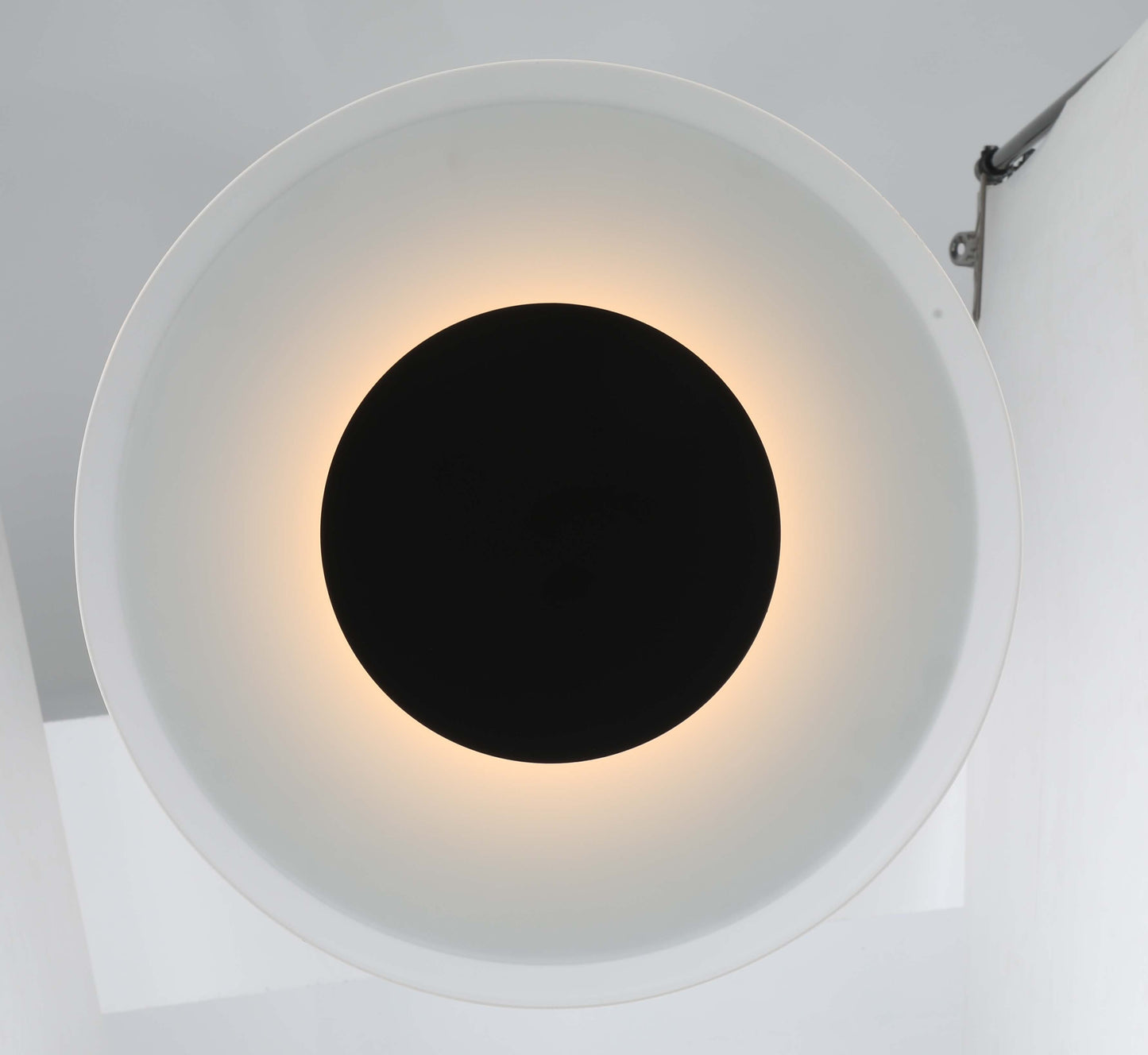 Eurofase Lighting Deckard 16" 1-Light Integrated LED Frosted Glass Shade Gold and Black Outdoor Pendant Light