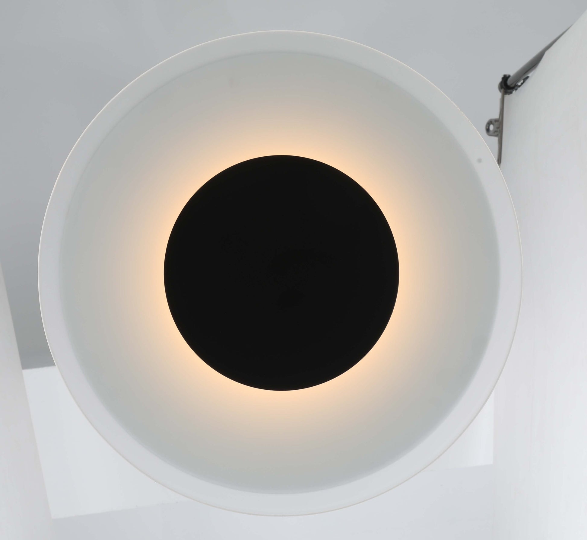 Eurofase Lighting Deckard 16" 1-Light Integrated LED Frosted Glass Shade Gold and Black Outdoor Pendant Light