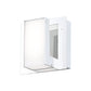 Eurofase Lighting Delrosa 5" Integrated LED Chrome Wall Sconce With Frosted Acrylic Shade