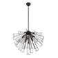Eurofase Lighting Dendelio 30" 13-Light Incandescent Round Black Chandelier