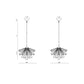 Eurofase Lighting Dendelio 30" 13-Light Incandescent Round Black Chandelier
