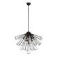 Eurofase Lighting Dendelio 30" 13-Light Incandescent Round Black Chandelier