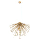 Eurofase Lighting Dendelio 30" 13-Light Incandescent Round Gold Chandelier